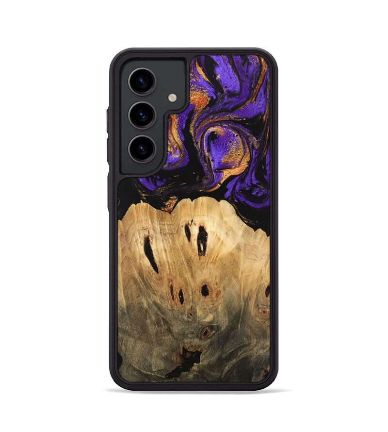 Galaxy S24 Wood Phone Case - Kesha (Purple, 746086)