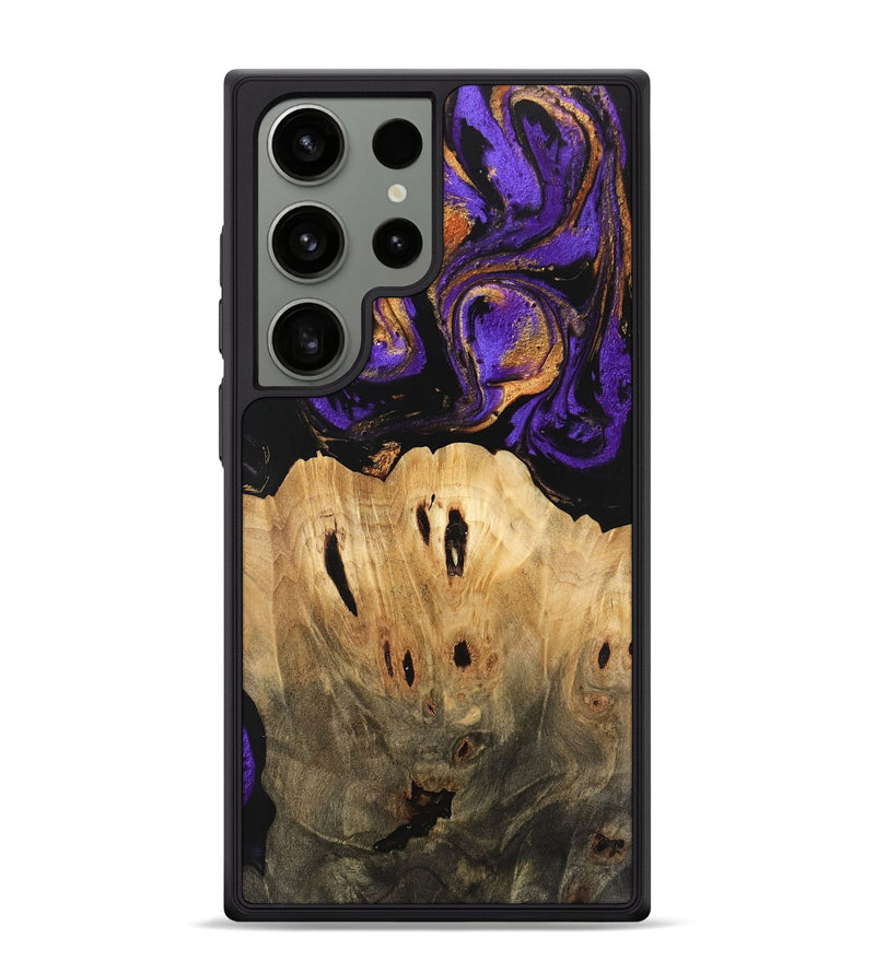 Galaxy S24 Ultra Wood Phone Case - Kesha (Purple, 746086)