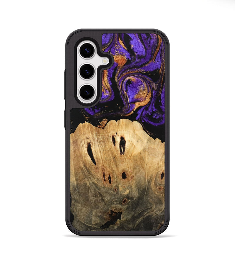 Galaxy S25 Wood Phone Case - Kesha (Purple, 746086)