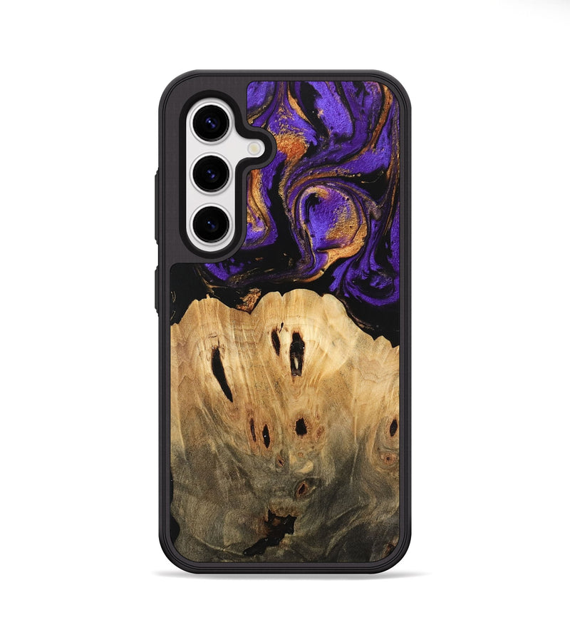 Galaxy S25 Plus Wood Phone Case - Kesha (Purple, 746086)