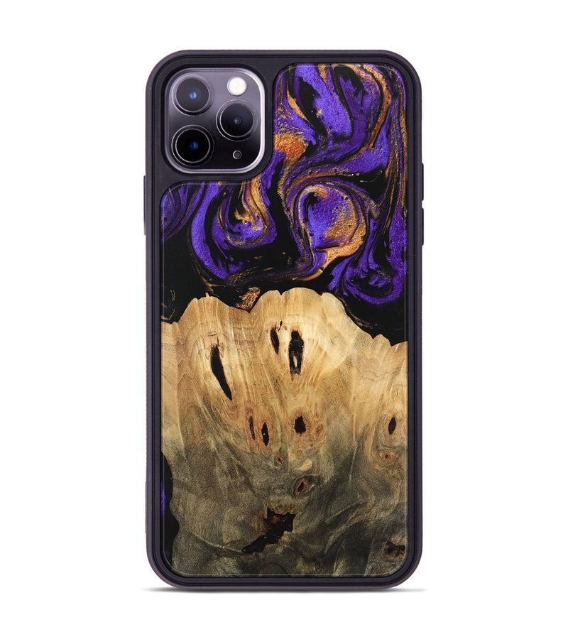 iPhone 11 Pro Max Wood Phone Case - Kesha (Purple, 746086)