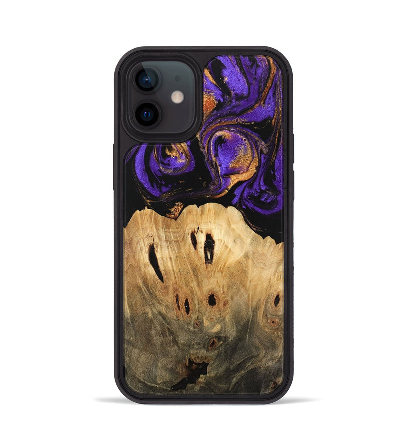 iPhone 12 Wood Phone Case - Kesha (Purple, 746086)