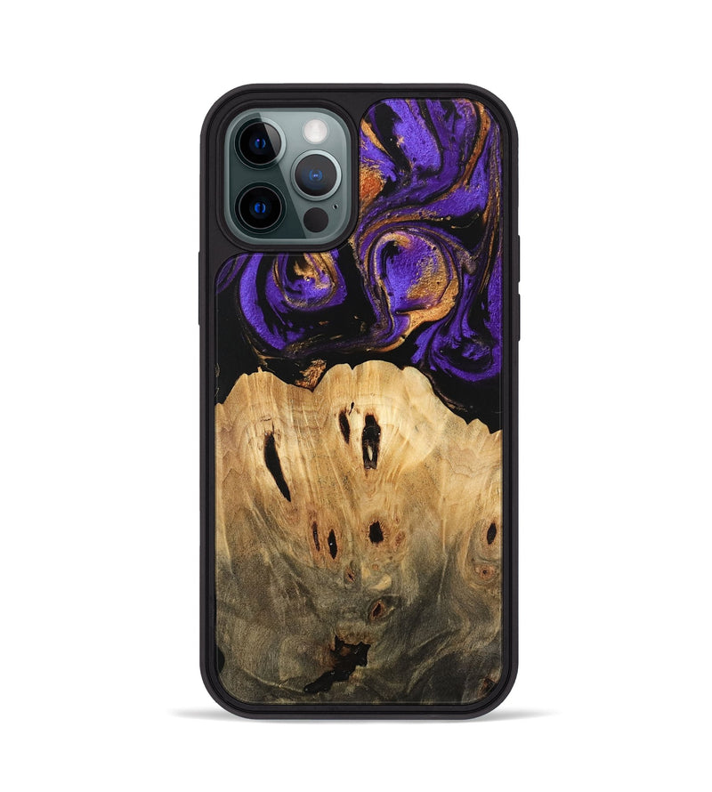 iPhone 12 Pro Wood Phone Case - Kesha (Purple, 746086)