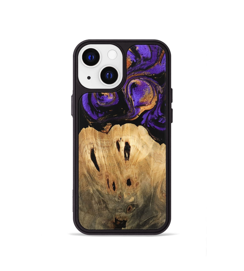 iPhone 13 mini Wood Phone Case - Kesha (Purple, 746086)