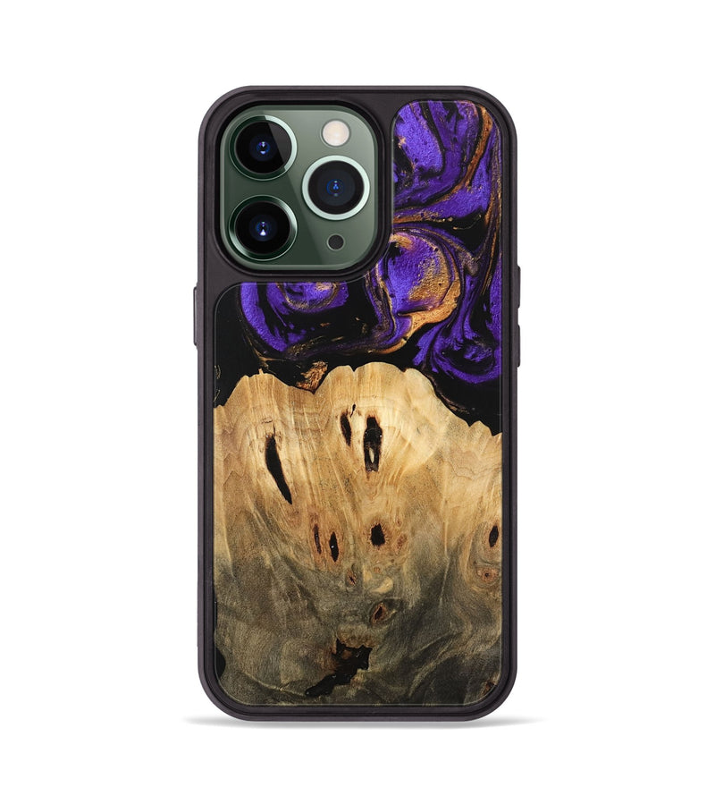 iPhone 13 Pro Wood Phone Case - Kesha (Purple, 746086)