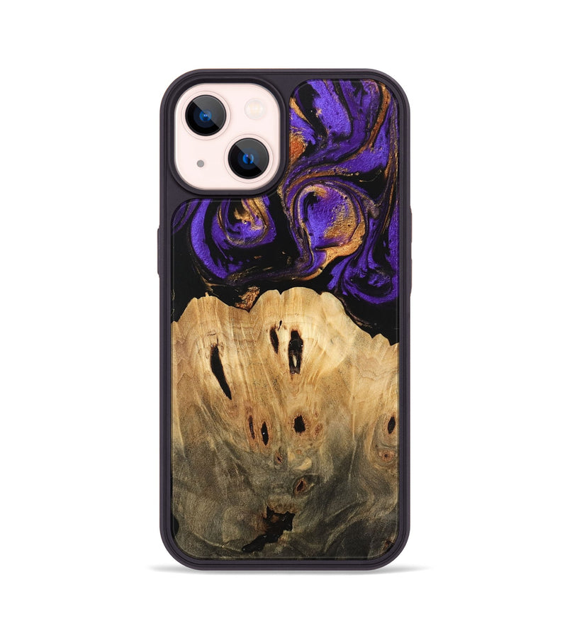 iPhone 14 Wood Phone Case - Kesha (Purple, 746086)