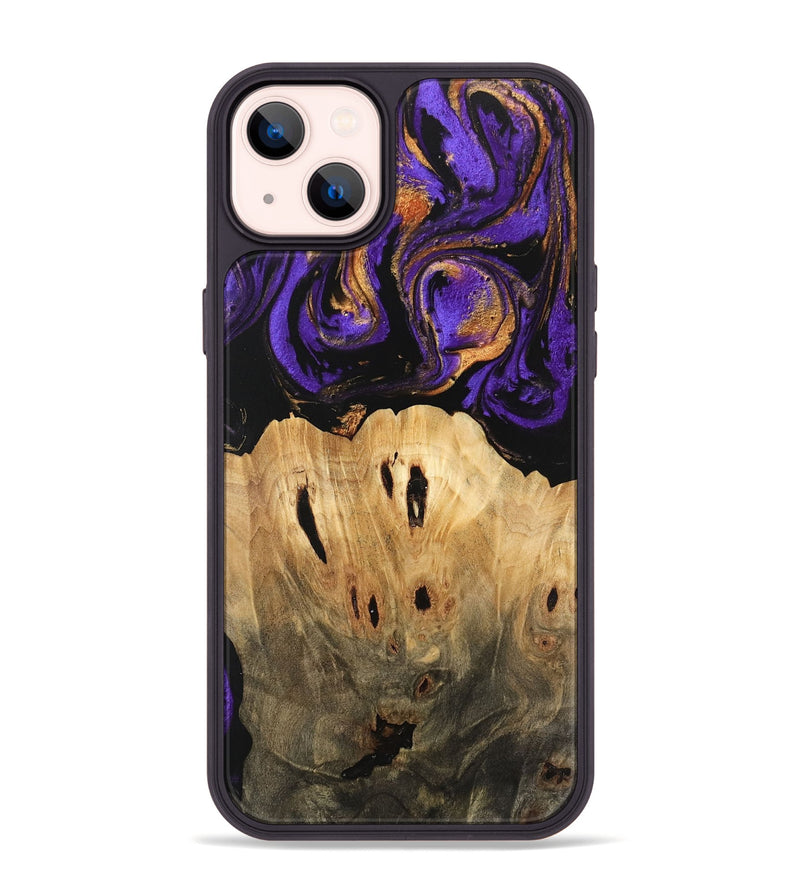 iPhone 14 Plus Wood Phone Case - Kesha (Purple, 746086)