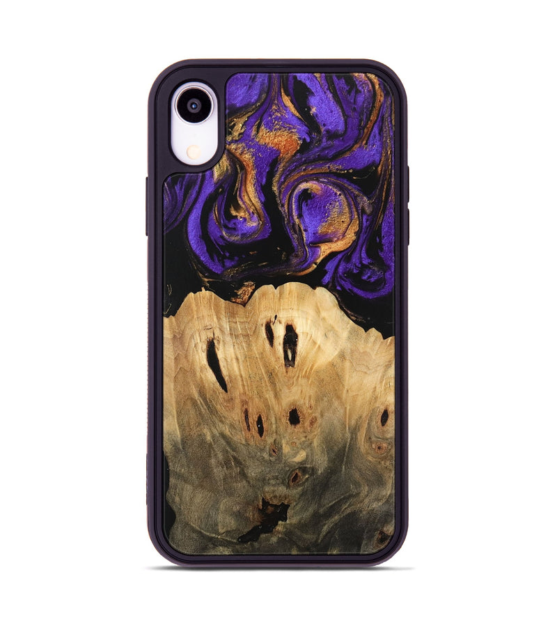 iPhone Xr Wood Phone Case - Kesha (Purple, 746086)