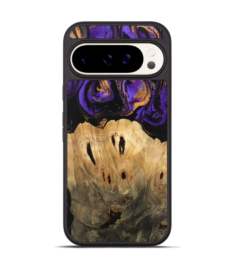 Pixel 9 Pro Wood Phone Case - Kesha (Purple, 746086)