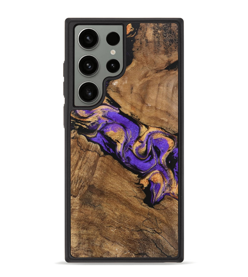 Galaxy S23 Ultra Wood Phone Case - Irene (Purple, 746087)