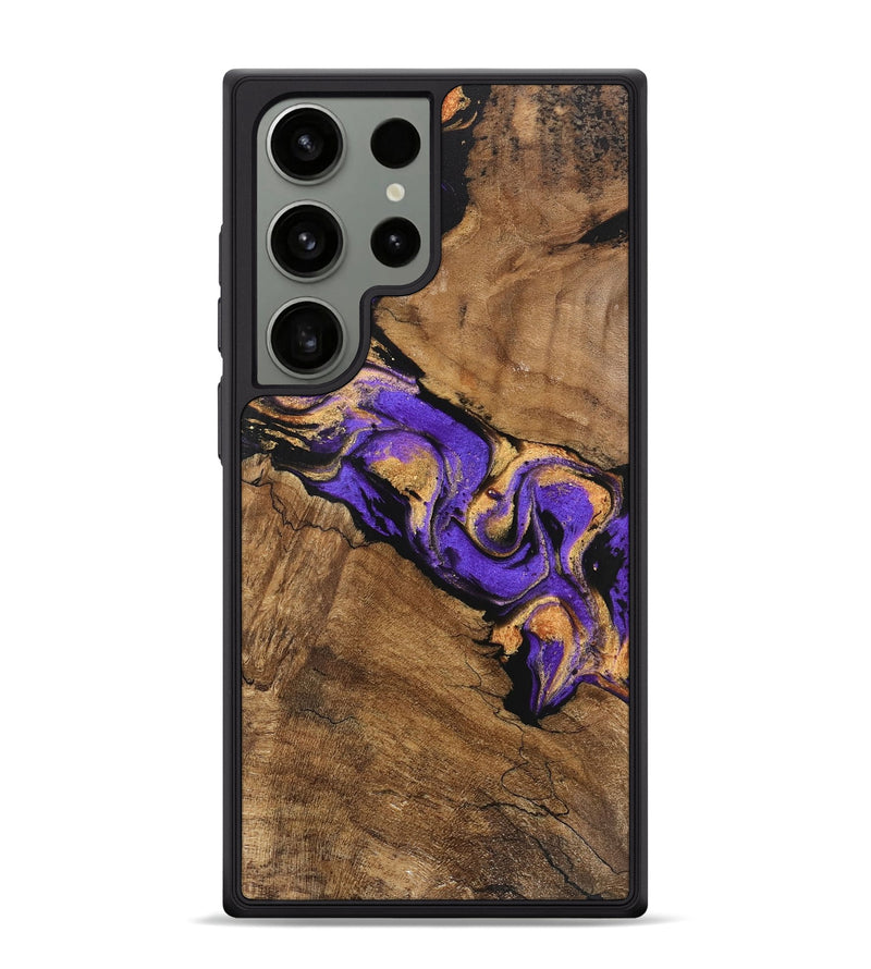 Galaxy S24 Ultra Wood Phone Case - Irene (Purple, 746087)