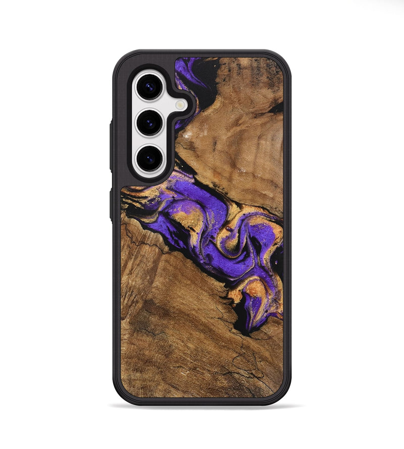 Galaxy S25 Wood Phone Case - Irene (Purple, 746087)