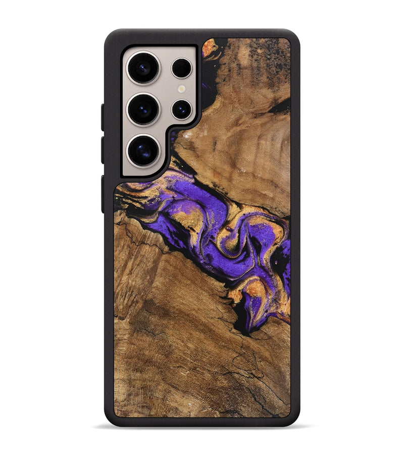 Galaxy S25 Ultra Wood Phone Case - Irene (Purple, 746087)