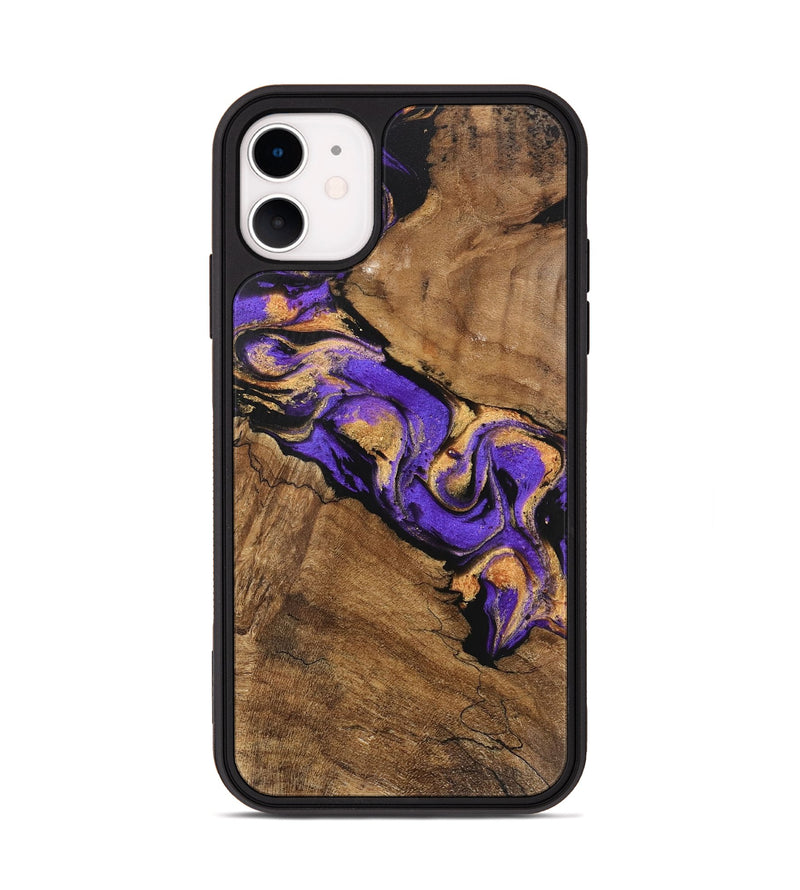 iPhone 11 Wood Phone Case - Irene (Purple, 746087)