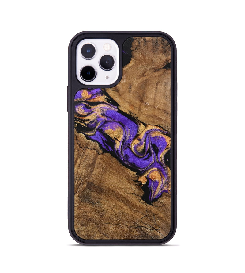 iPhone 11 Pro Wood Phone Case - Irene (Purple, 746087)