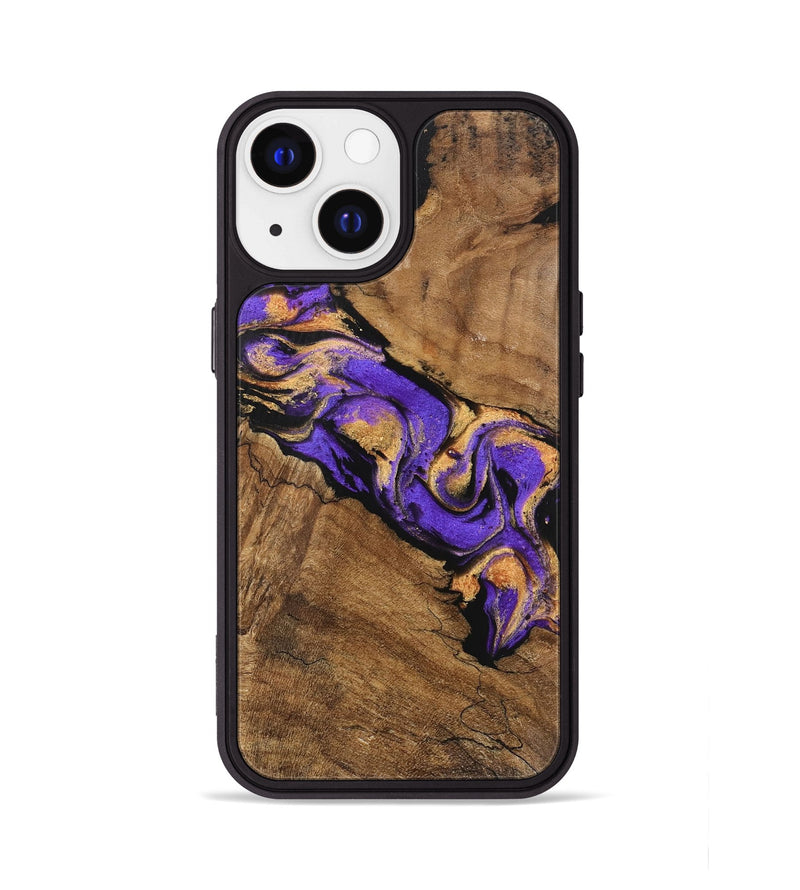 iPhone 13 Wood Phone Case - Irene (Purple, 746087)