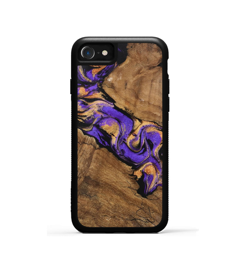 iPhone SE Wood Phone Case - Irene (Purple, 746087)