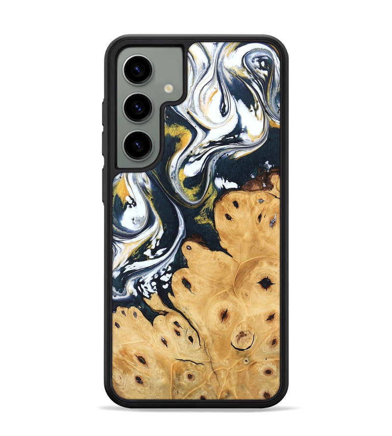 Galaxy S24 Plus Wood Phone Case - Journee (Teal & Gold, 746093)