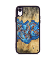 iPhone Xr Wood Phone Case - Barry (Teal & Gold, 746094)