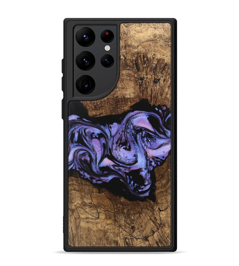 Galaxy S22 Ultra Wood Phone Case - Ford (Purple, 746098)