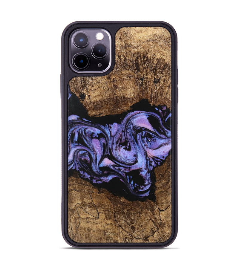 iPhone 11 Pro Max Wood Phone Case - Ford (Purple, 746098)