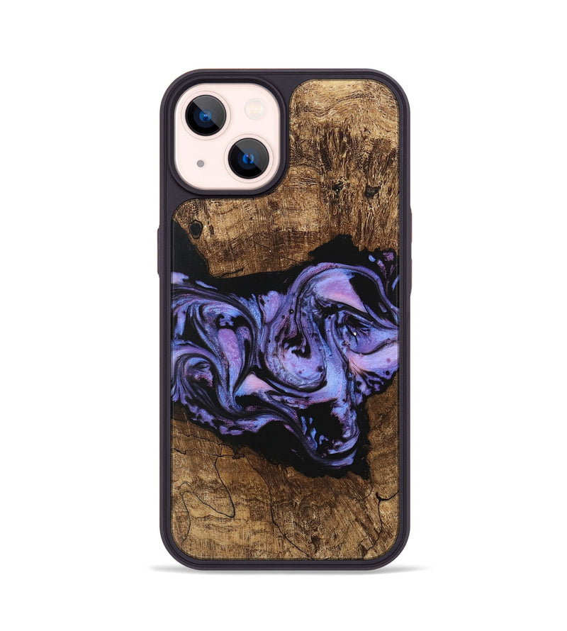 iPhone 14 Wood Phone Case - Ford (Purple, 746098)