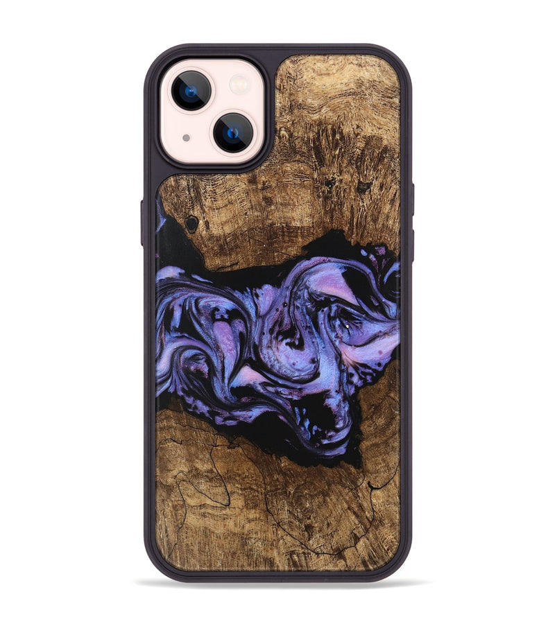 iPhone 14 Plus Wood Phone Case - Ford (Purple, 746098)