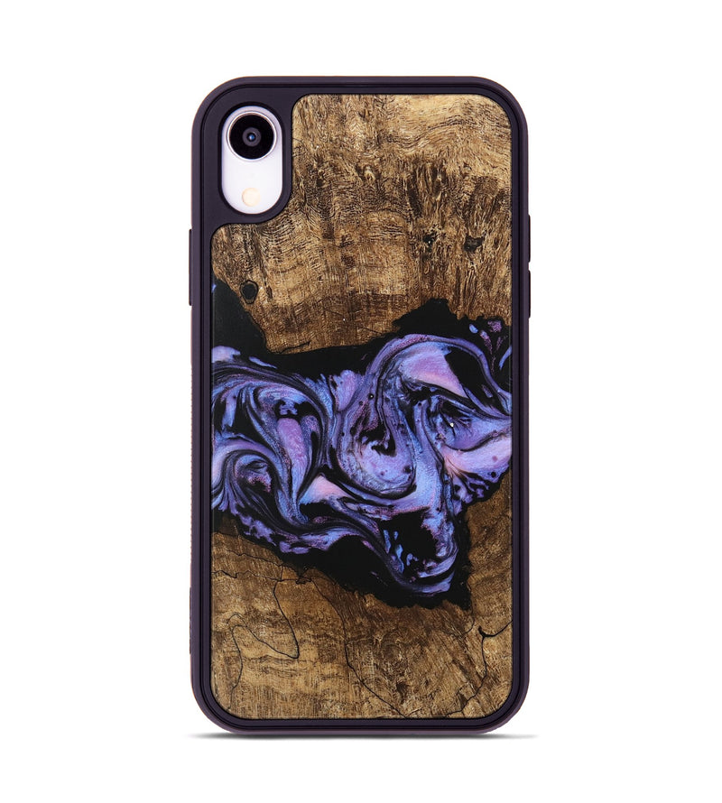 iPhone Xr Wood Phone Case - Ford (Purple, 746098)