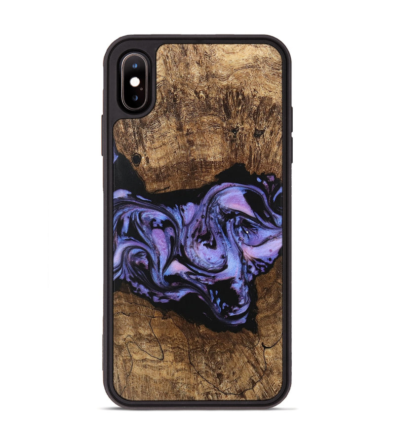 iPhone Xs Max Wood Phone Case - Ford (Purple, 746098)