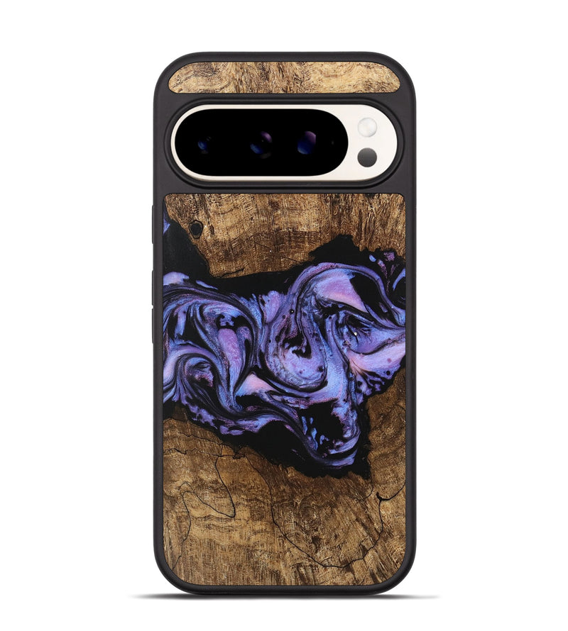 Pixel 9 Wood Phone Case - Ford (Purple, 746098)