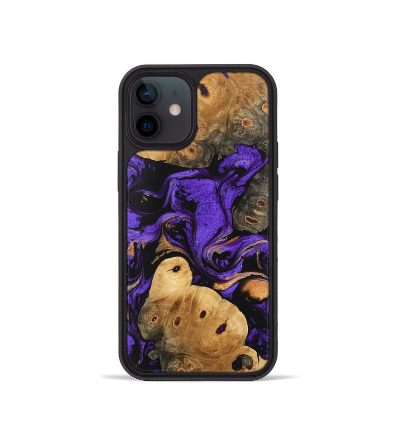 iPhone 12 mini Wood Phone Case - Crue (Purple, 746102)