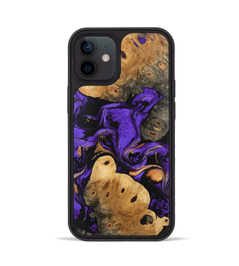 iPhone 12 Wood Phone Case - Crue (Purple, 746102)