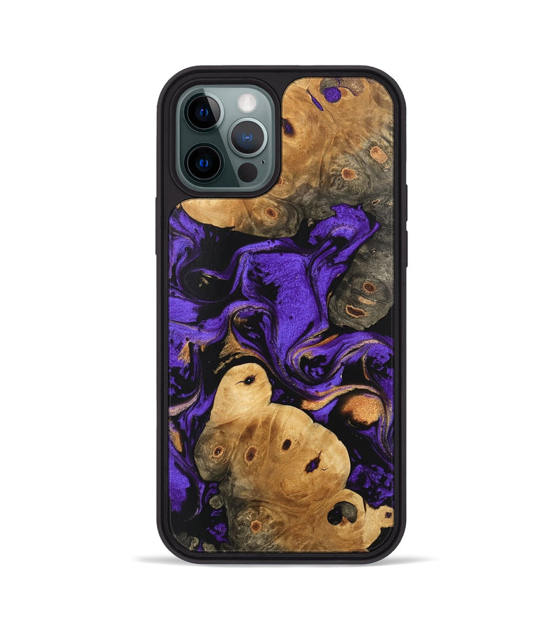 iPhone 12 Pro Wood Phone Case - Crue (Purple, 746102)