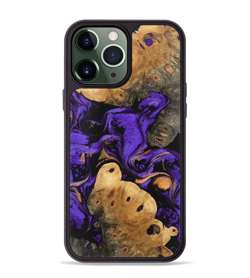 iPhone 13 Pro Max Wood Phone Case - Crue (Purple, 746102)