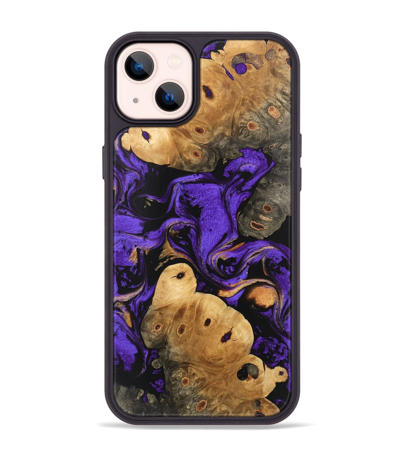 iPhone 14 Plus Wood Phone Case - Crue (Purple, 746102)