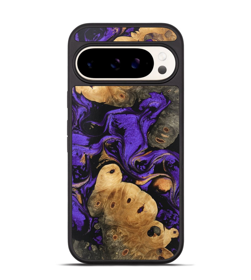 Pixel 9 Wood Phone Case - Crue (Purple, 746102)