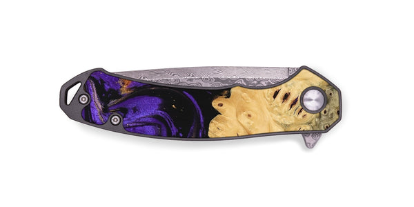 EDC Wood Pocket Knife - Marjory (Purple, 746103)