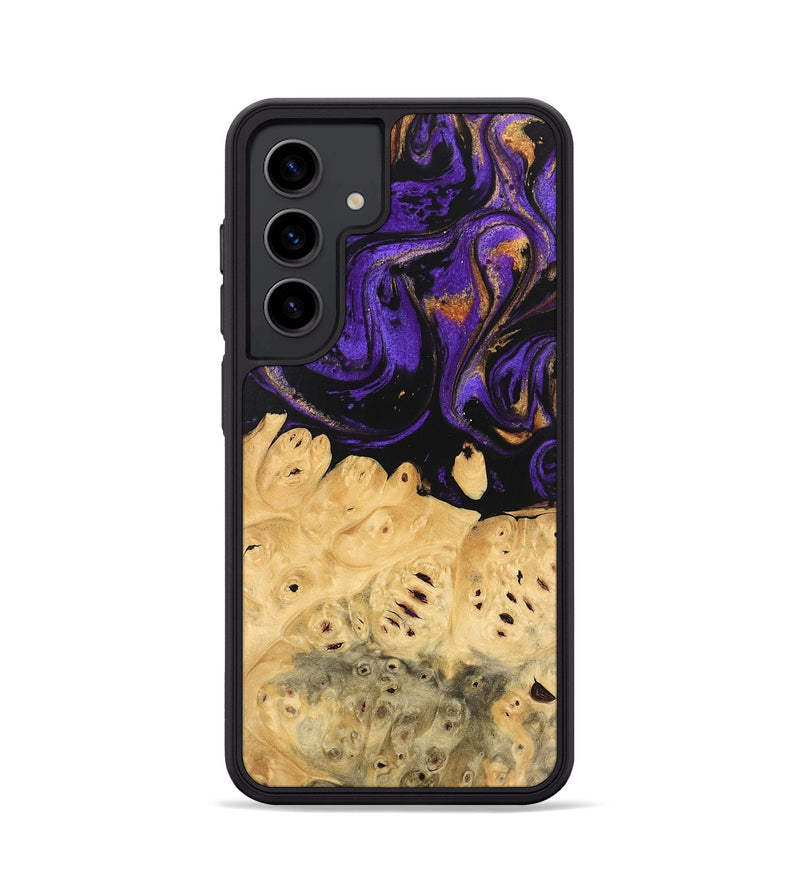 Galaxy S24 Wood Phone Case - Marjory (Purple, 746103)