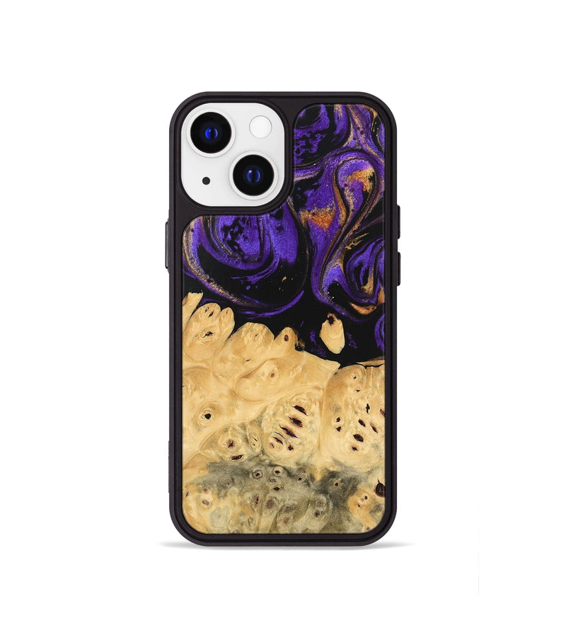 iPhone 13 mini Wood Phone Case - Marjory (Purple, 746103)