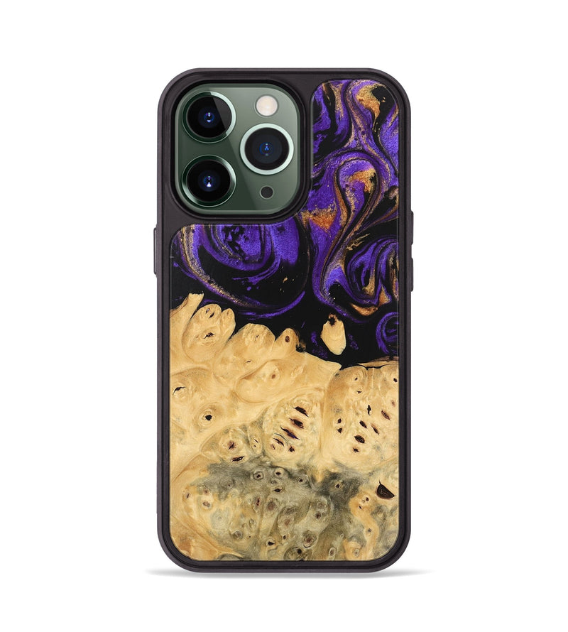 iPhone 13 Pro Wood Phone Case - Marjory (Purple, 746103)