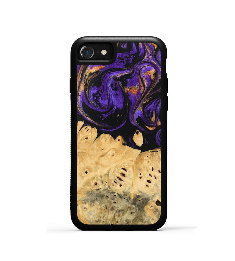 iPhone SE Wood Phone Case - Marjory (Purple, 746103)