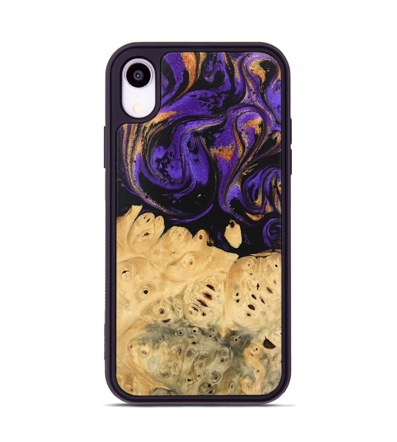 iPhone Xr Wood Phone Case - Marjory (Purple, 746103)