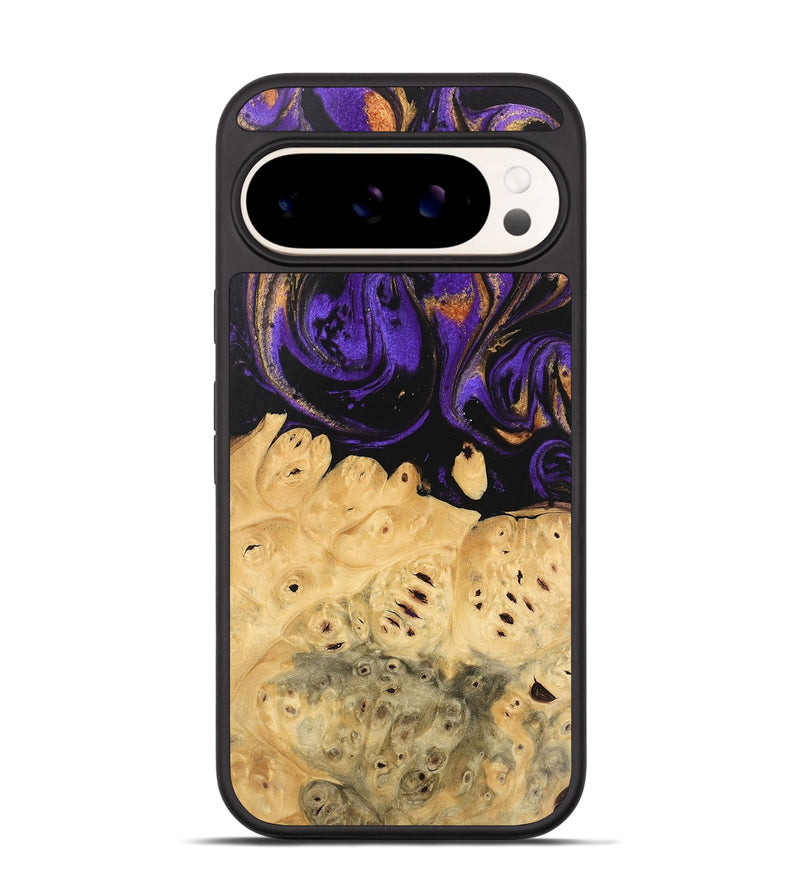 Pixel 9 Wood Phone Case - Marjory (Purple, 746103)