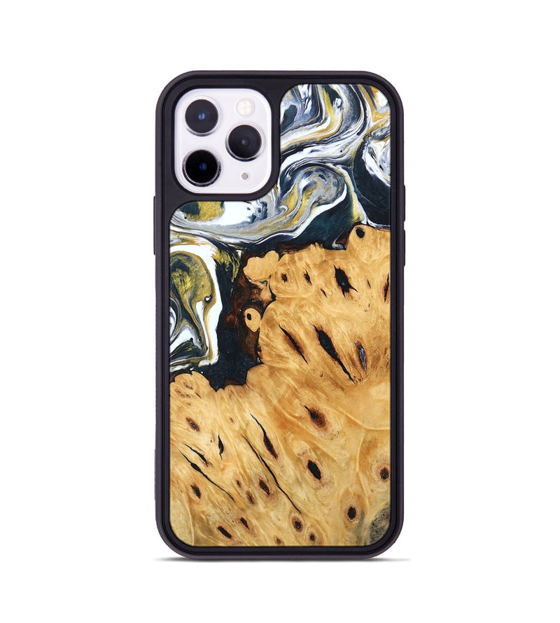 iPhone 11 Pro Wood Phone Case - Johnson (Black & White, 746105)