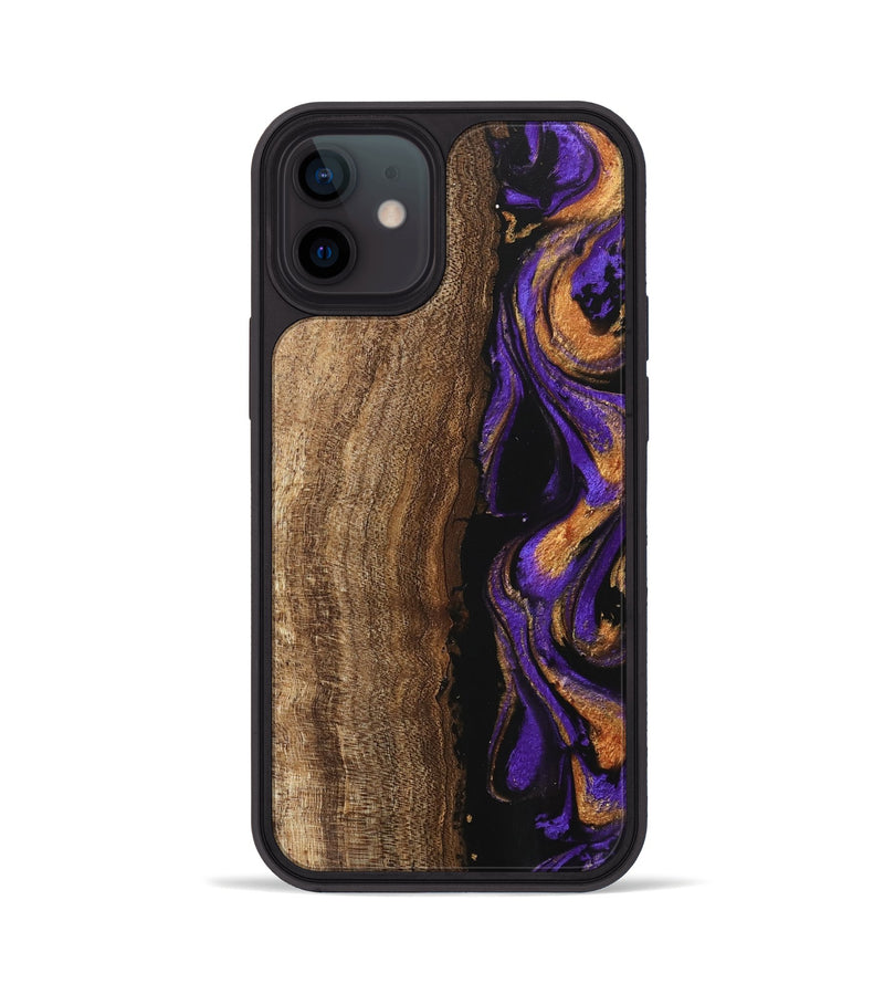 iPhone 12 Wood Phone Case - Karie (Purple, 746107)