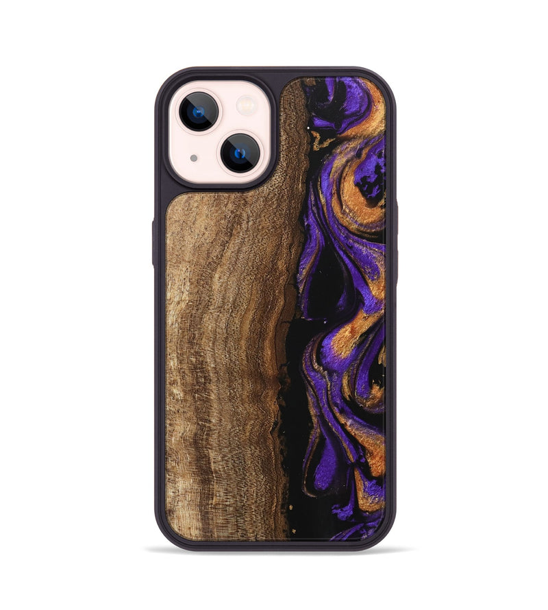 iPhone 14 Wood Phone Case - Karie (Purple, 746107)