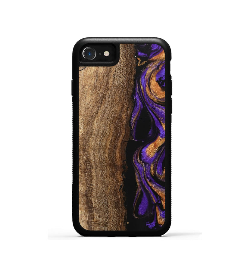 iPhone SE Wood Phone Case - Karie (Purple, 746107)