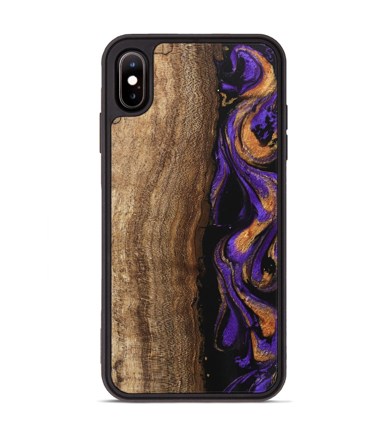 iPhone Xs Max Wood Phone Case - Karie (Purple, 746107)