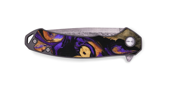 EDC Wood Pocket Knife - Cillian (Purple, 746110)