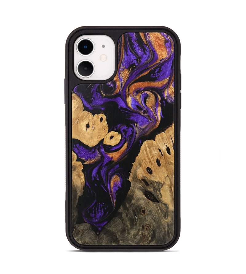 iPhone 11 Wood Phone Case - Cillian (Purple, 746110)